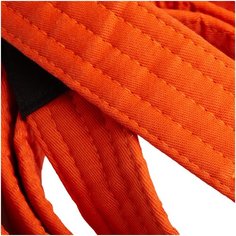 Пояс для бразильского джиу-джитсу 500 оранжевый детский, размер: M2, цвет: Неоновый Морковный/Черный OUTSHOCK Х Декатлон Decathlon