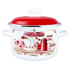 Кастрюля Appetite La Cuisine 2.0л цилиндрическая, 6RD161M эмаль