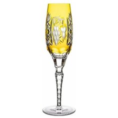 GRAPE Amber - Фужер для шампанского 180 мл, янтарный, Ajka Crystal