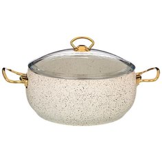 Кастрюля Agness 5,5 л/26х12 см с антипригарным покрытием Granite, Серия Mercury, Pfoa Free (953-015)