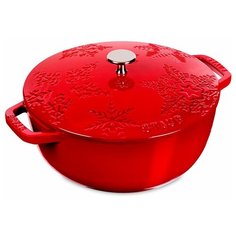 Кокот "Зимний", 24 см, вишневый, Staub