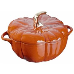 Кокот Staub "Тыква", 24 см, 3,45 л, корица 11124806
