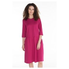 Платье La Vida Rica D61095/ женское Цвет Розовый Однотонный р-р 48