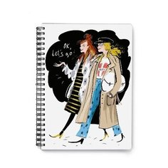 Тетрадь на гребне, А5, Bruno Visconti "СТИЛЬНЫЕ ПОДРУГИ" 60л. клетка