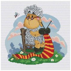 Набор для вышивания 150-14 Овечка рукодельница 23,5х24,5 см Белоснежка