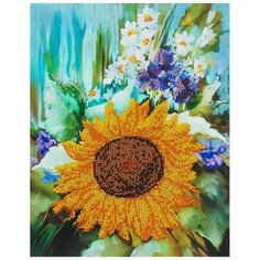 Набор для вышивания бисером "Подсолнух" (30х24 см) 9022-CM Белоснежка
