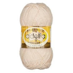 Пряжа Adelia "CASUAL" 72% хлопок, 28% акрил №05 св.розовый - 10 мотков по 50 г
