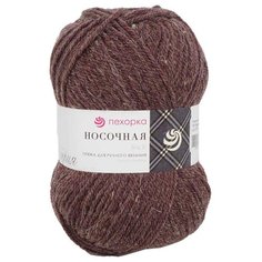 Пряжа Пехорка Носочная (50%шерсть, 50%акрил) (191-Ежевика) 10 шт