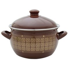 Кастрюля Savasan Брауни 1445, 3.6 л, коричневый