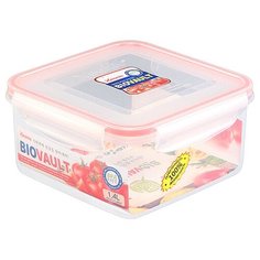 Xeonic Контейнер для пищевых продуктов 810053, 16.7x16.7 см, прозрачный/красный