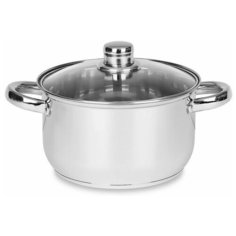Кастрюля Moulin Villa Silver collection, нержавеющая сталь, крышка, 4 л.