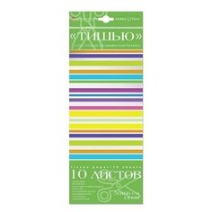 Цветная бумага тишью с орнаментом Альт, 50х66 см, 10 л.