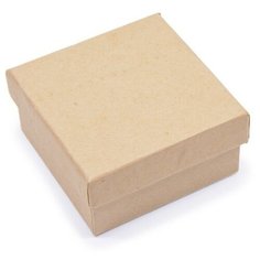 Шкатулка из картона для декорирования. 7x7x3,5 см Hobby Time