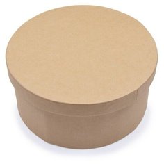 Шкатулка из картона для декорирования. Ø15x7 см Hobby Time