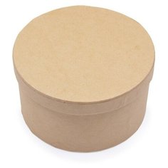 Шкатулка из картона для декорирования. Ø11x6 см Hobby Time