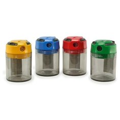 Точилка с контейнером, 1 отверстие, РЕГУЛИРОВКА УГЛА ЗАТОЧКИ "EASYSHARP" (4 цвета) Bruno Visconti