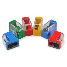 Точилка с контейнером, В ПЕНАЛ, 1 отверстие "EASYSHARP" (4 цвета) Bruno Visconti