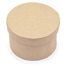 Шкатулка из картона для декорирования. Ø8x5 см Hobby Time