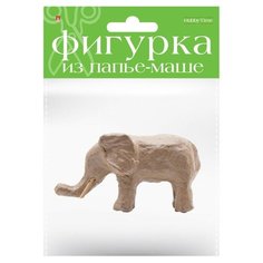 Фигурка из папье-маше. "СЛОН" 4,5x13x7 см Hobby Time