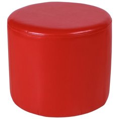 Пуф Шарм-Дизайн Уют круглый красный