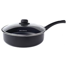 Сотейник Scovo Consul RC-018, 20 см, с крышкой, черный