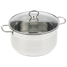 Кастрюля со стеклянной крышкой MASTER CHEF 8.0л Attribute