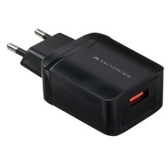Сетевое зарядное устройство Prime Line, QC 3.0, 3 А, черное 5618736
