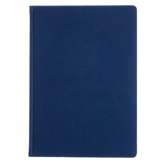 Ежедневник недатир А4 136л Velvet soft-touch обл ПВХ син 3-116/18 3839525 Альт