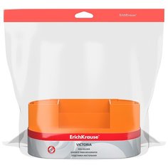 Подставка настольная пластиковая ErichKrause® Victoria, Neon Solid, оранжевый