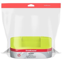 Подставка настольная пластиковая ErichKrause® Victoria, Neon Solid, желтый