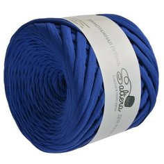 Пряжа трикотажная широкая "Saltera" 100м/300гр, ширина 7-9 мм (19 василек) 4534571