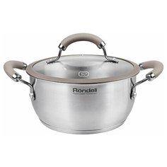 Кастрюля Rondell Balance, 2 л, серебристый/серый