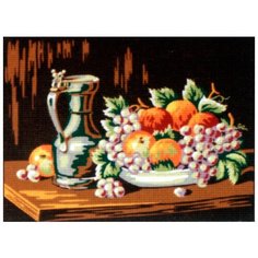 Канва жесткая с 2 рисунками Натюрморт с медным кувшином 60 x 40 см* F.31 Gobelin L, Diamant
