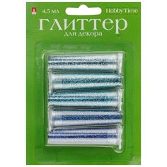 Глиттер для декора с дозатором №6, 4,5 грамм, 5 цветов Альт