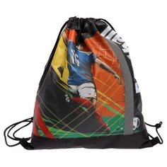 Мешок для обуви 460*360 СДС-33 ЭЛИТ, светоотр полоса, мал "Яркий футбол" 5698497 Пчёлка