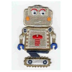 Термоаппликация HKM Робот, 1 шт 7 х 4 см