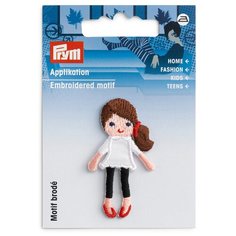 924291Термоаппликация Кукла коричн.волос 1шт. Prym