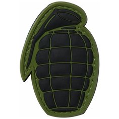 Нашивка (шеврон патч patch) "Граната", на липучке, 4.3 x 6.5 см Teamzlo Workshop