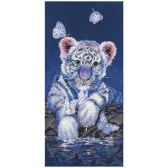 Maia Набор для вышивания Белый тигренок 30 x 15 см (01165-5678000)