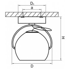 Спот Lightstar Occhio Fabi 110577