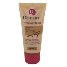 Dermacol Тональная эмульсия Toning Cream 2in1, 30 мл, оттенок: desert