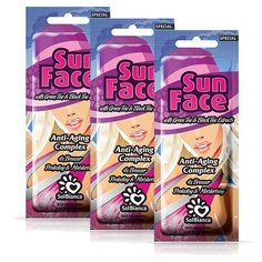 Sol Bianca Крем для солярия “Sun Face” для лица с бронзаторами 45 мл (упаковка 3 шт*15 мл)