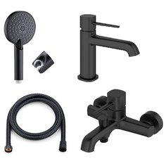 Orange Karl M05-311b душевой набор, черный матовый