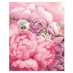 Набор для рисования. Картина по номерам на холсте. Нежные оттенки 40*50 Русская Живопись