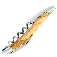 Нож сомелье Le Sommelier, 12 см, нержавеющая сталь/оливковое дерево, натуральный, Forge de Laguiole