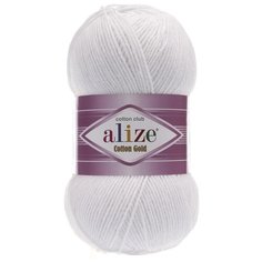 Пряжа ALIZE Cotton gold (55%хлопок,45%акрил)ТУ (55) 5 шт