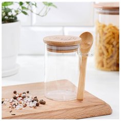 Банка для хранения с ложкой "Перец", 300 мл 5009229 Дорого внимание