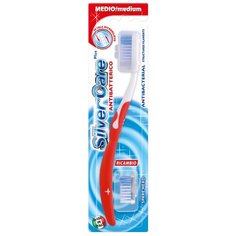 Зубная щетка Silver Care Plus Дельфин, средняя жесткость, в ассортименте