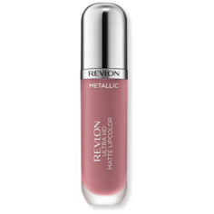 Revlon жидкая помада для губ Ultra HD Metallic Matte Lipcolor матовая с металлическим эффектом, оттенок 680 glam