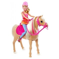 Barbie Игровой набор с куклой Танцующая лошадка